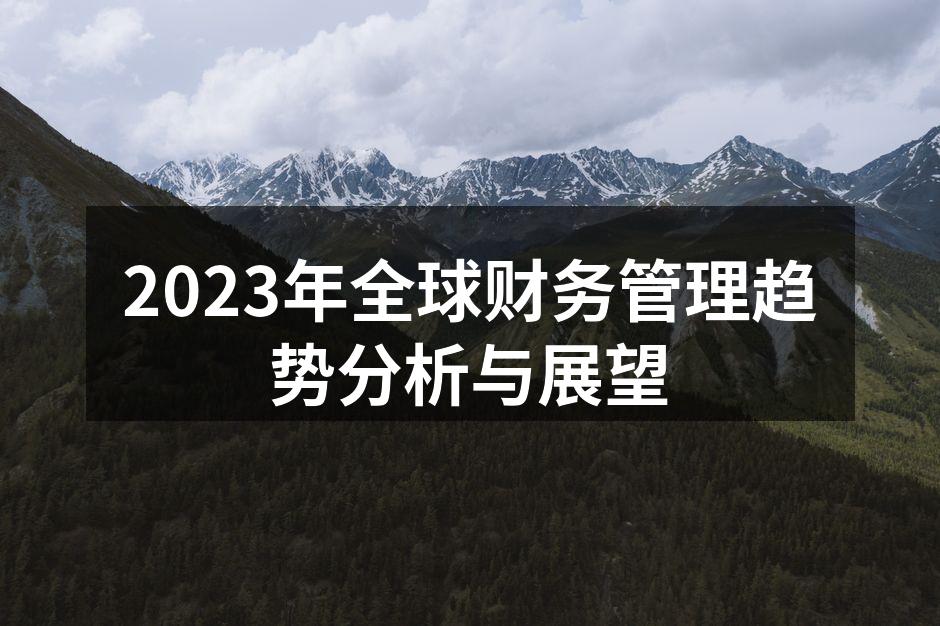 2023年全球财务管理趋势分析与展望